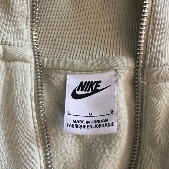 Nike Women's Sage Green Half-Zip Sweatshirt - Picture 2 of 2